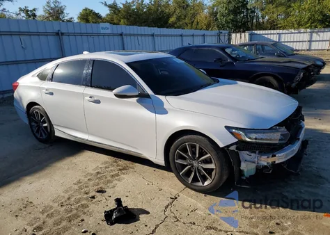 2022 Honda Accord Exl из США, поврежденный, VIN 1HGCV1F52NA025637
